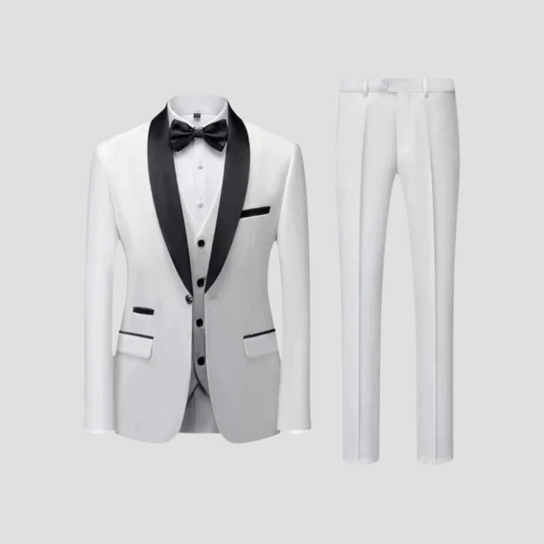 Elegant Three-Piece Formal Suit Set