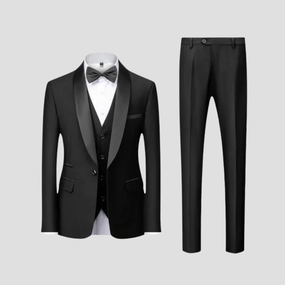 Elegant Three-Piece Formal Suit Set