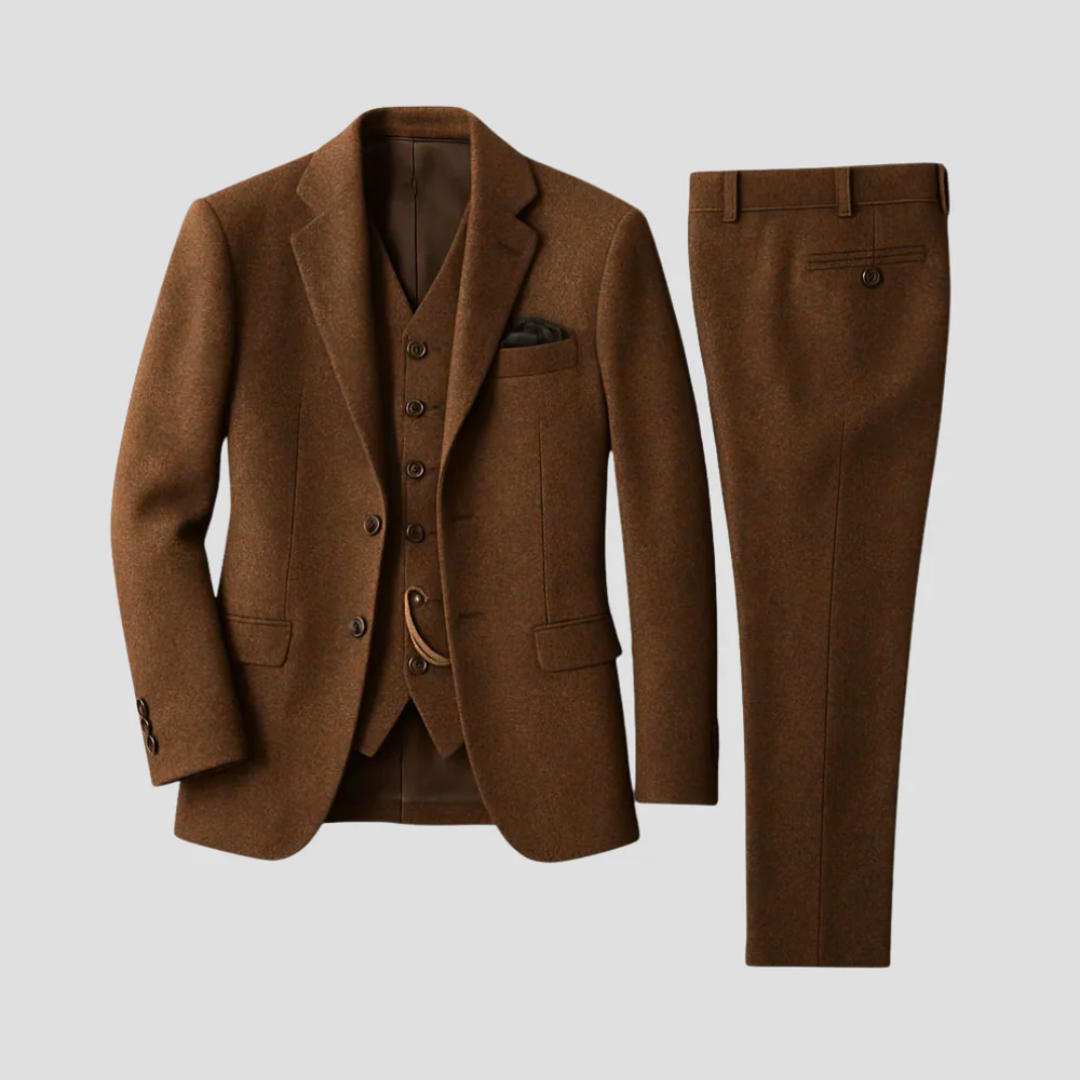 Classic Retro Three Piece Suit Set