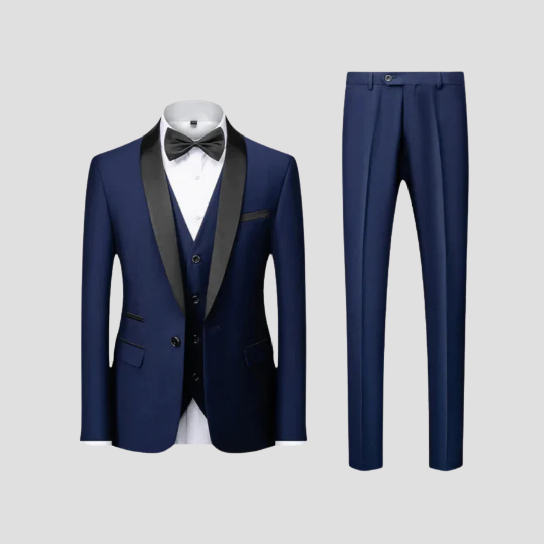 Elegant Three-Piece Formal Suit Set