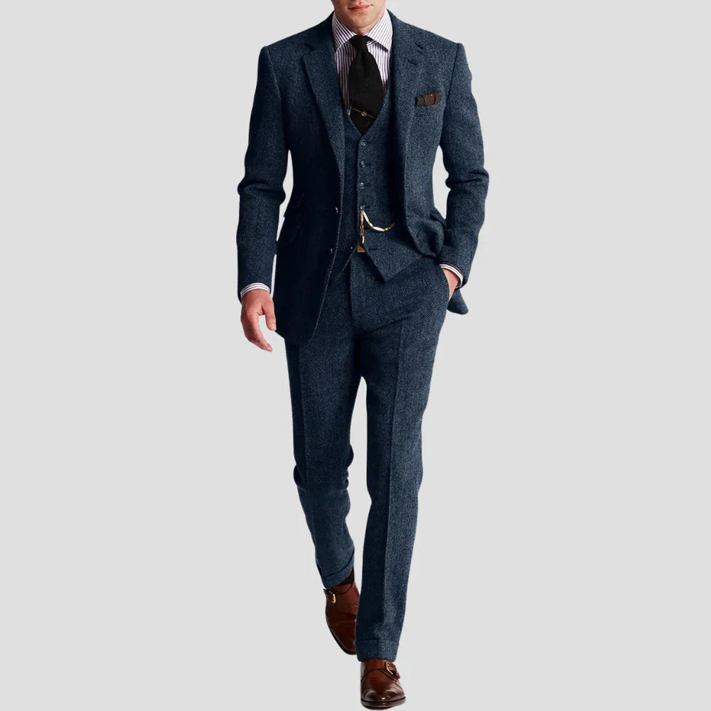 Classic Retro Three Piece Suit Set