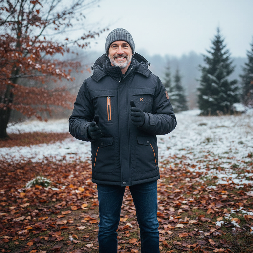 Owen | Windproof Insulated Winter Jacket with Pockets