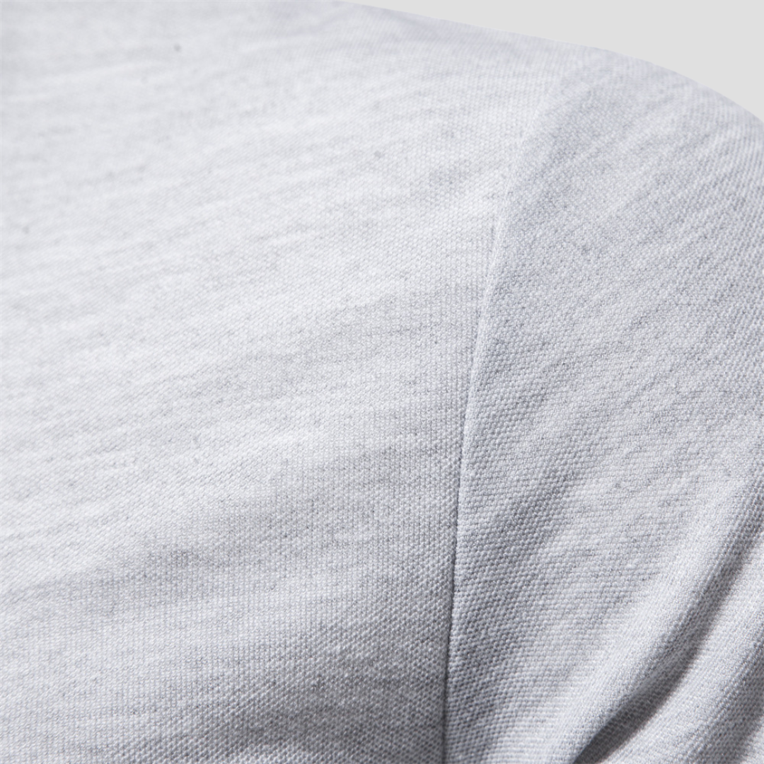Dual-Color Long Sleeve Polo