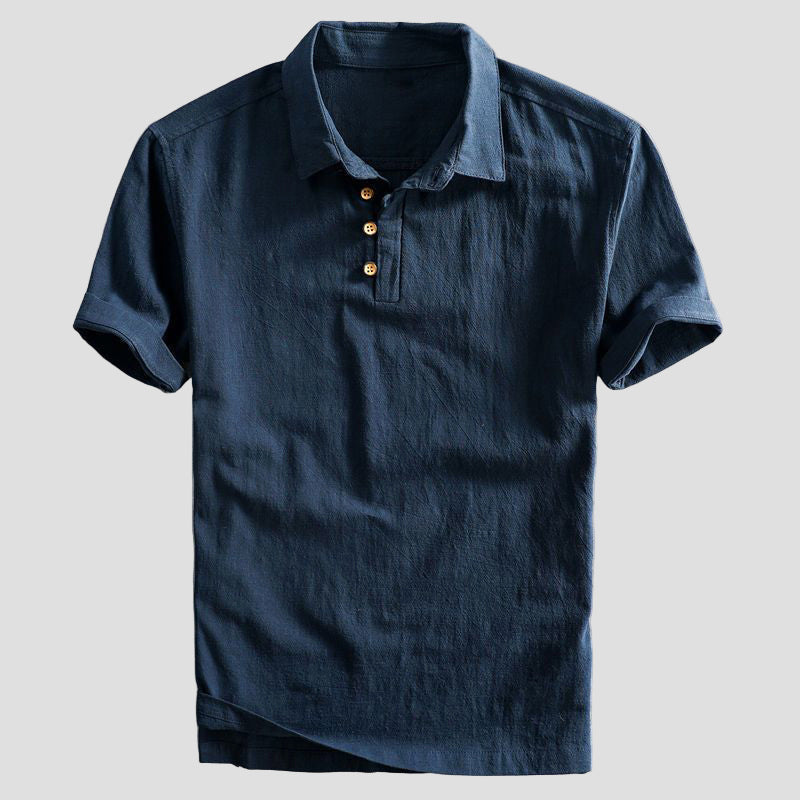 Luxury Linen Polo Shirt