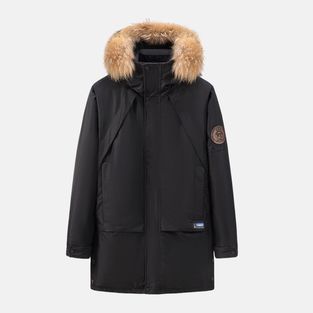 Austin | Hooded Faux Fur Trim Parka Winter Jacket