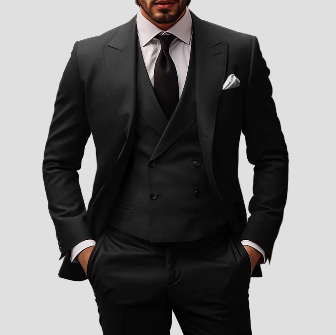 Nolan | Classic Three-Piece Slim Fit Suit for Men