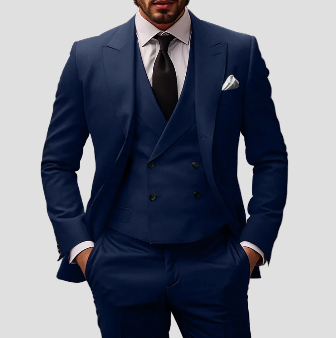 Nolan | Classic Three-Piece Slim Fit Suit for Men