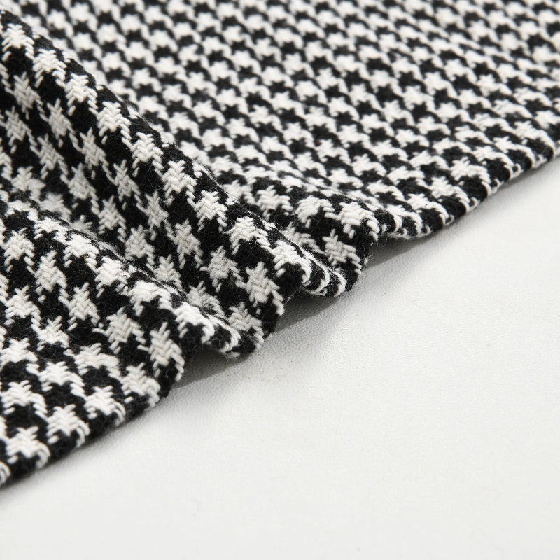 Henry | Vintage Houndstooth Lapel Single-Breasted Shirt Jacket