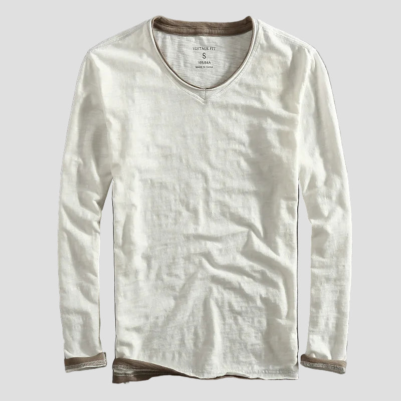 Long Sleeve Cotton T-Shirt