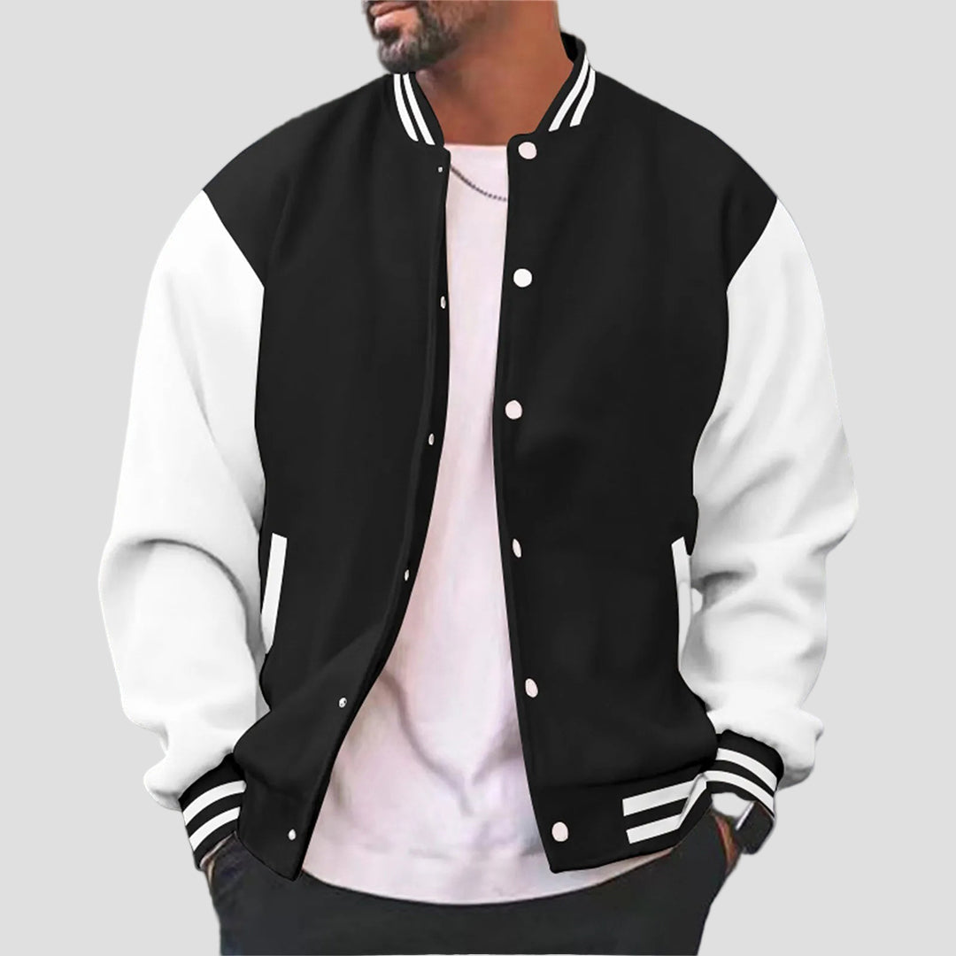 Caleb | Men’s Retro Letterman Style Varsity Jacket