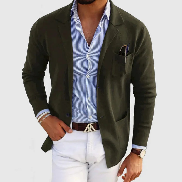 Soft Knit Structured Blazer