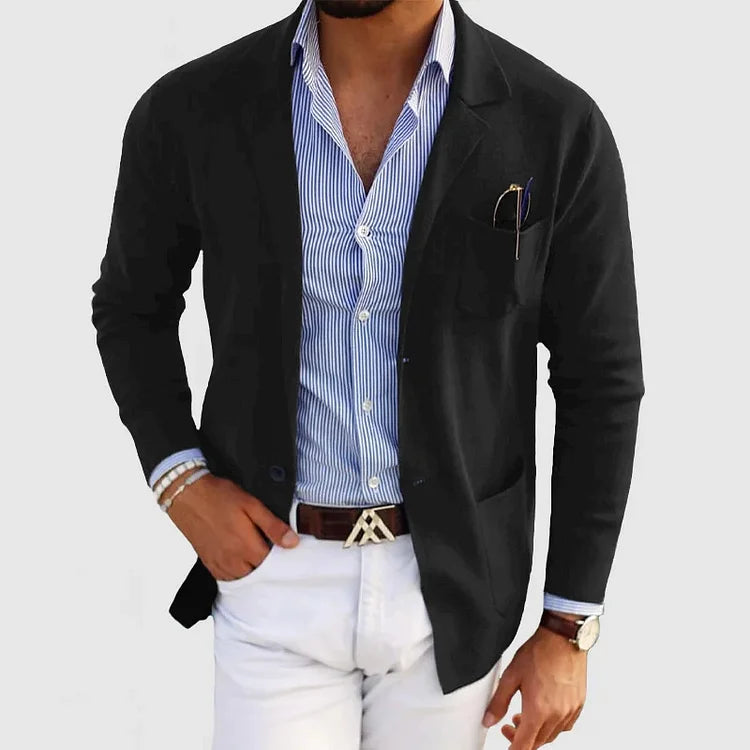 Soft Knit Structured Blazer