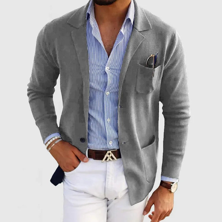 Soft Knit Structured Blazer