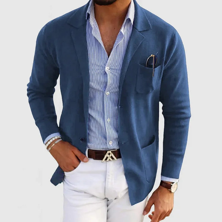 Soft Knit Structured Blazer