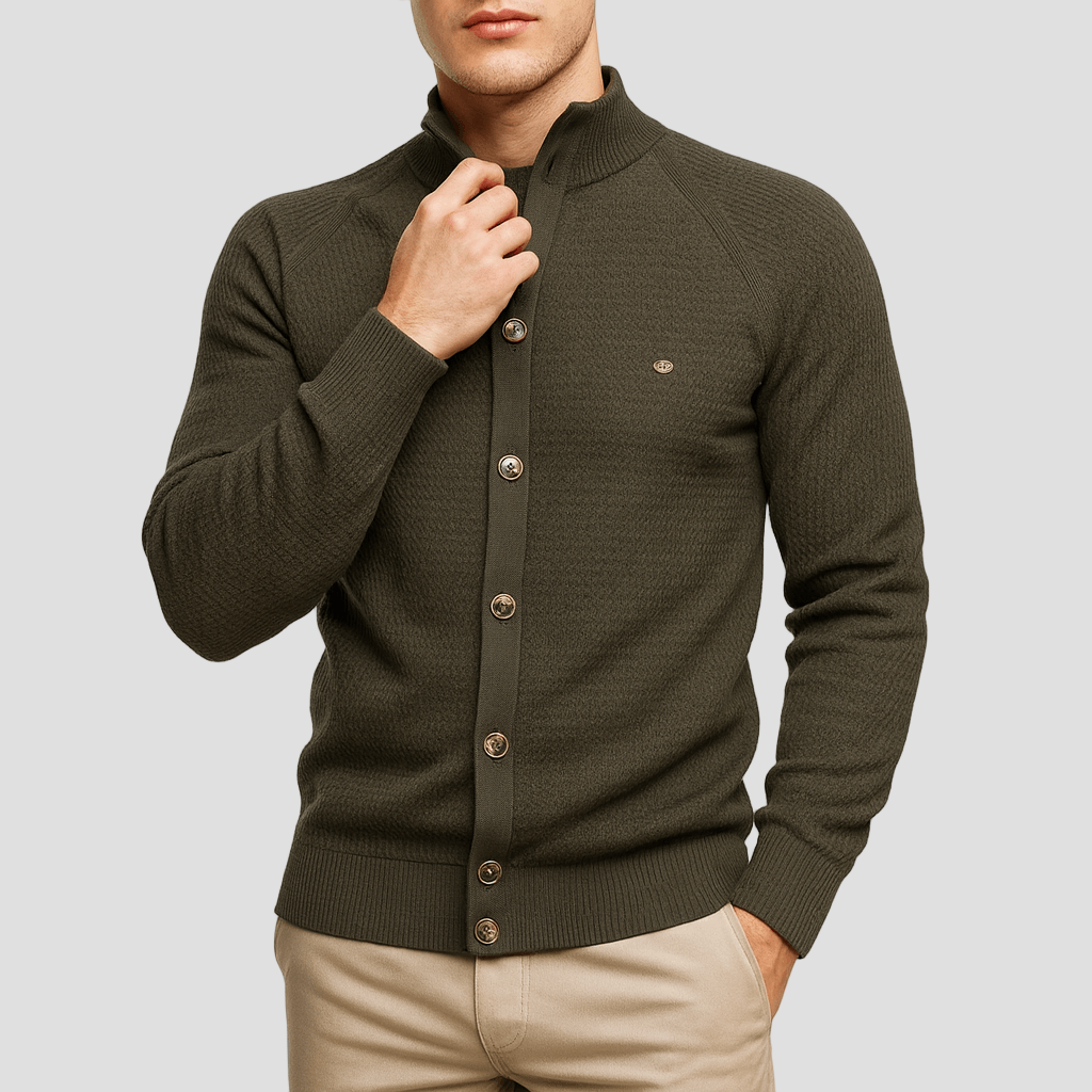 Evan | Button Knit Cardigan