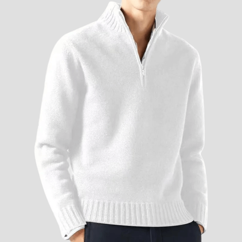 Zachary | Half-Zip Knit Sweater
