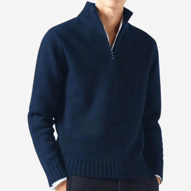 Zachary | Half-Zip Knit Sweater