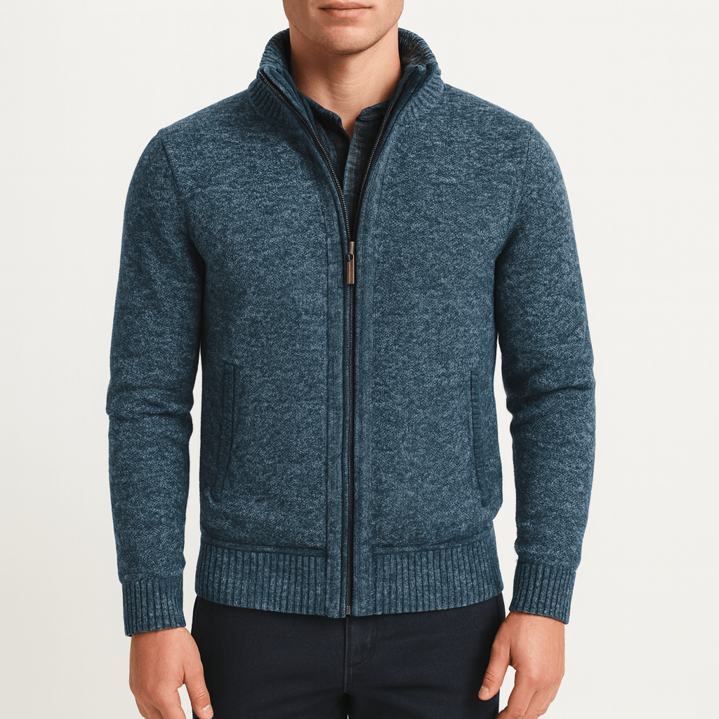 Cole | Structured Zip Cardigan