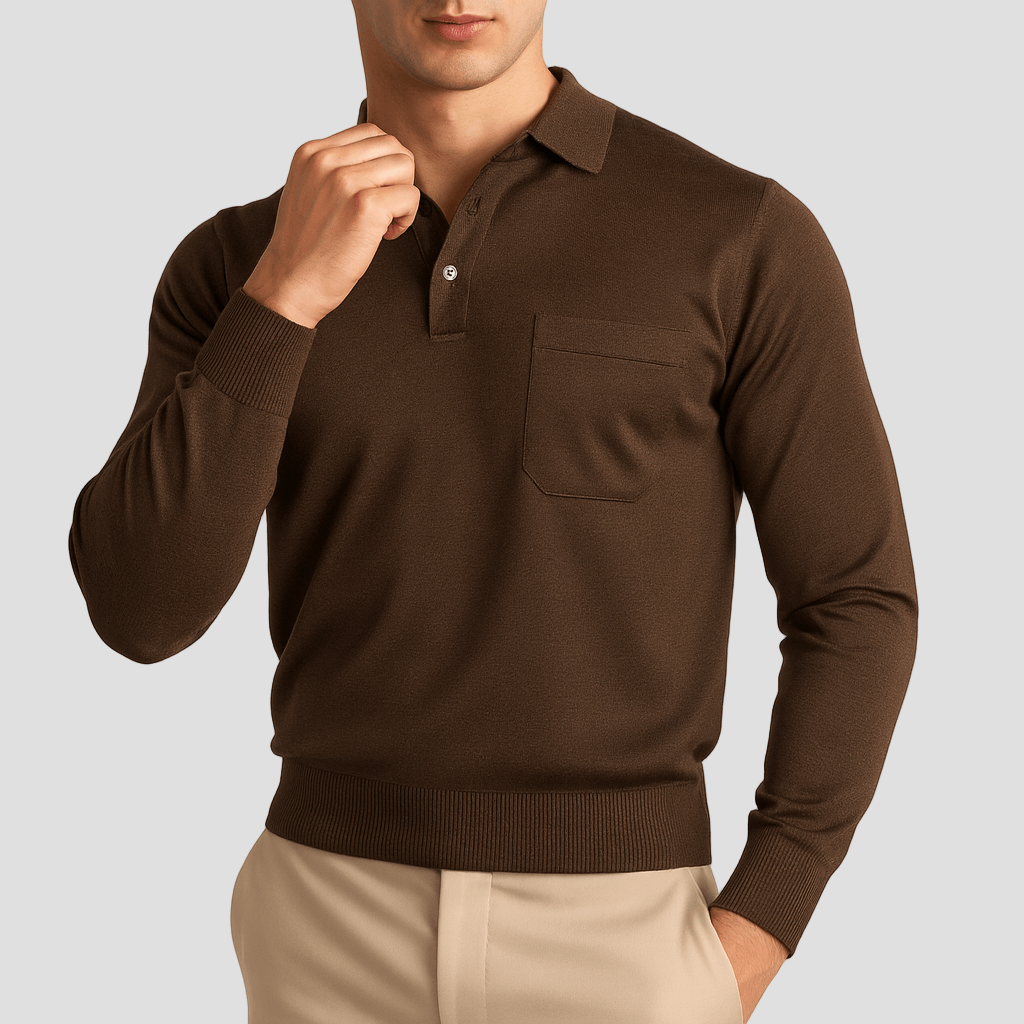 Julian | Wool Polo Sweater