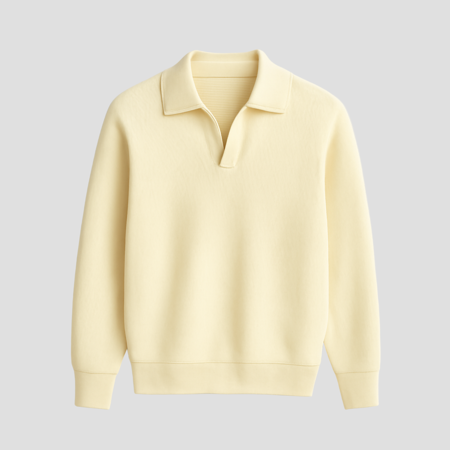 Spencer | Waffle Knit Polo Jumper