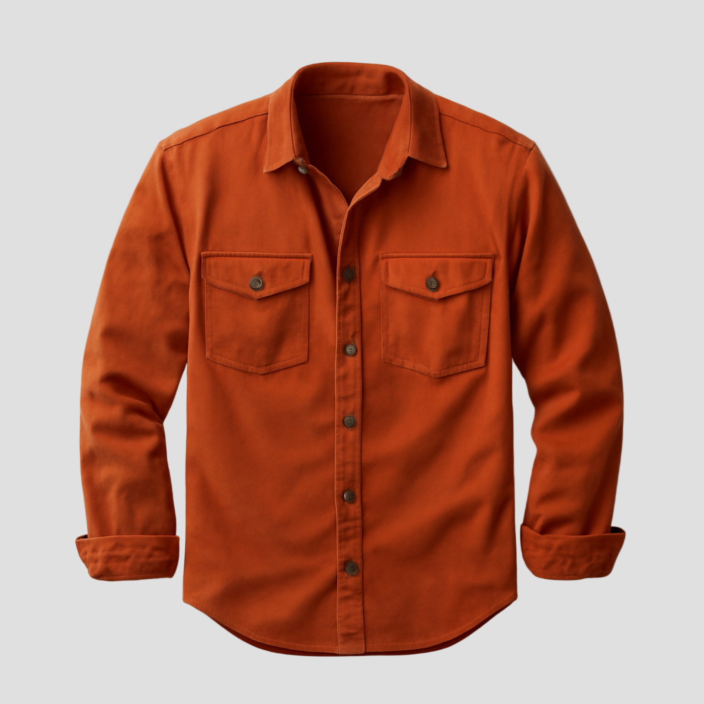 Fraser | Retro Casual Pocket Long Sleeve Shirt