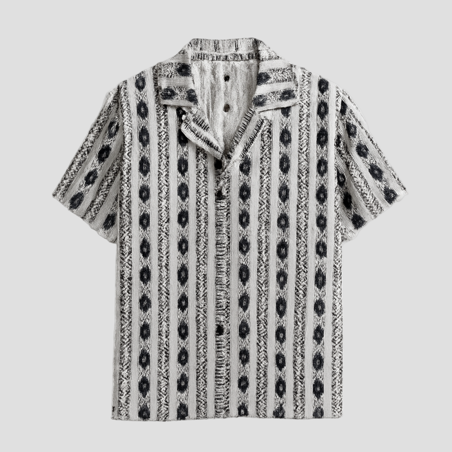 Sterling | Printed Lapel Casual Shirt