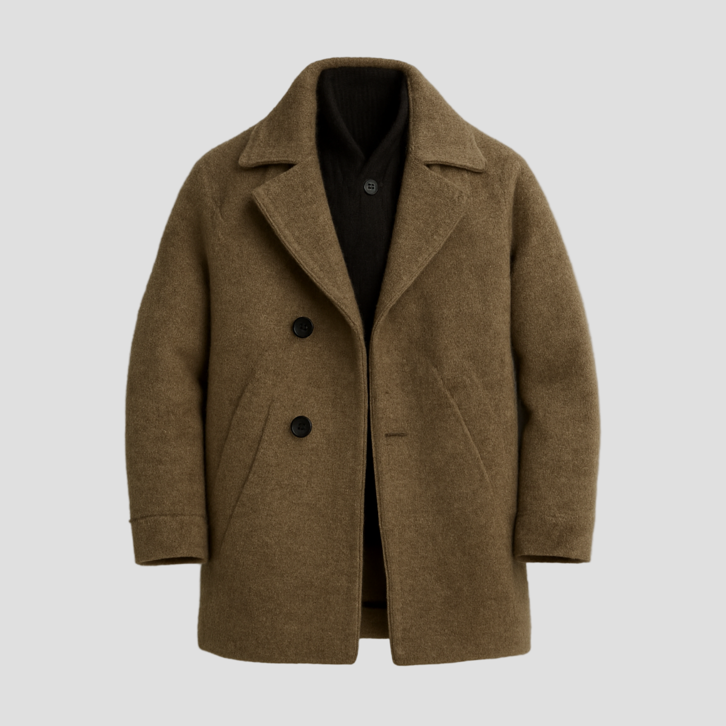 Brody | Vintage Herringbone Mid-Length Suit Coat