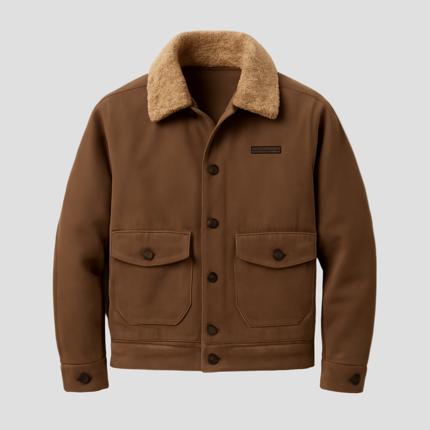 Dave | Men's Suede Fleece Jacket