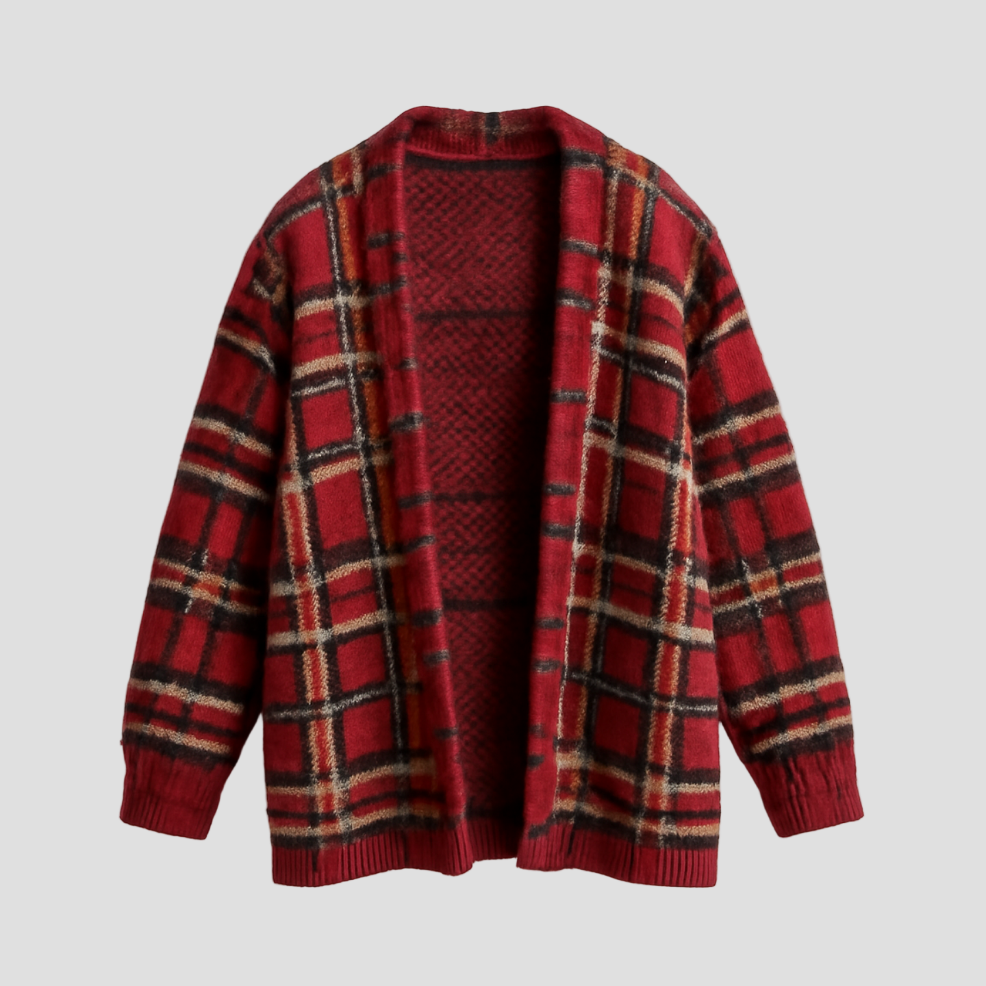 Samuel | Vintage Check Jacquard Knit Cardigan