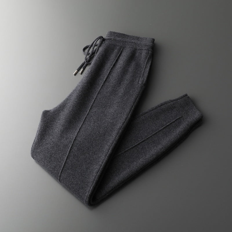 Luxury Woolen Knit Lounge Pants