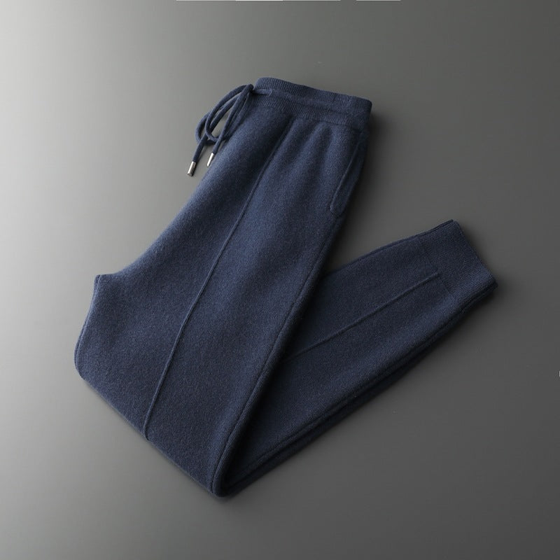 Luxury Woolen Knit Lounge Pants