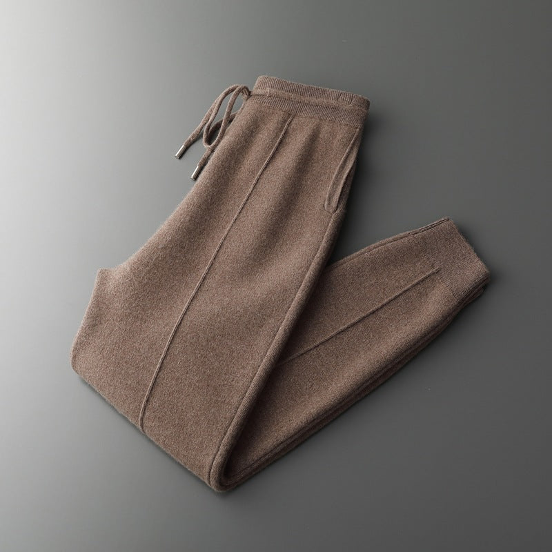 Luxury Woolen Knit Lounge Pants