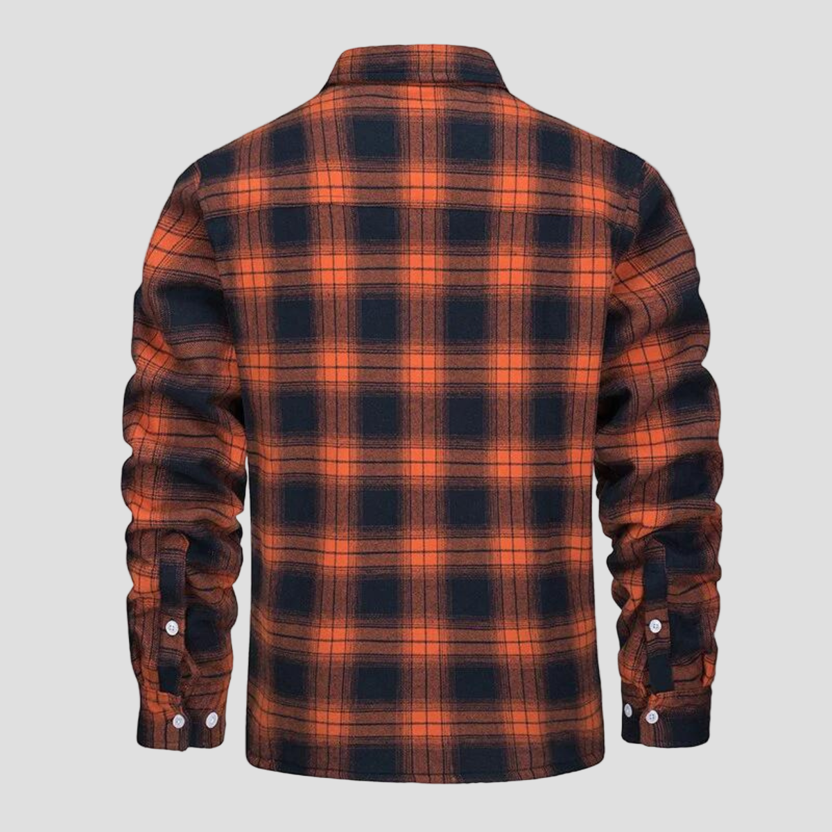 Caleb | Checkered Fleece Winter Jacket