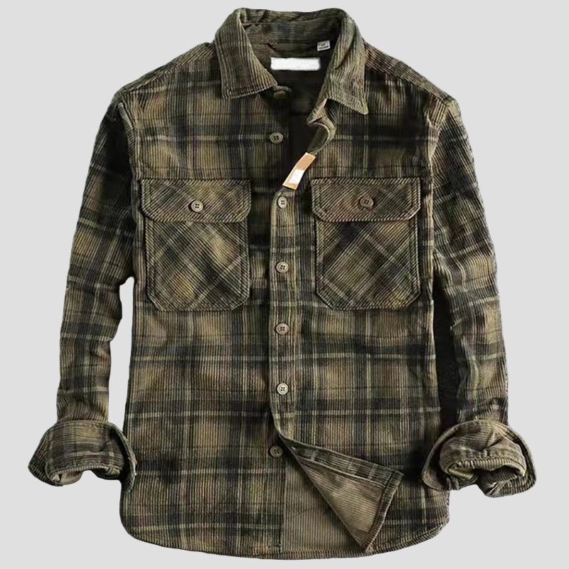 Grayson | Men’s Casual Plaid Flannel Shirt