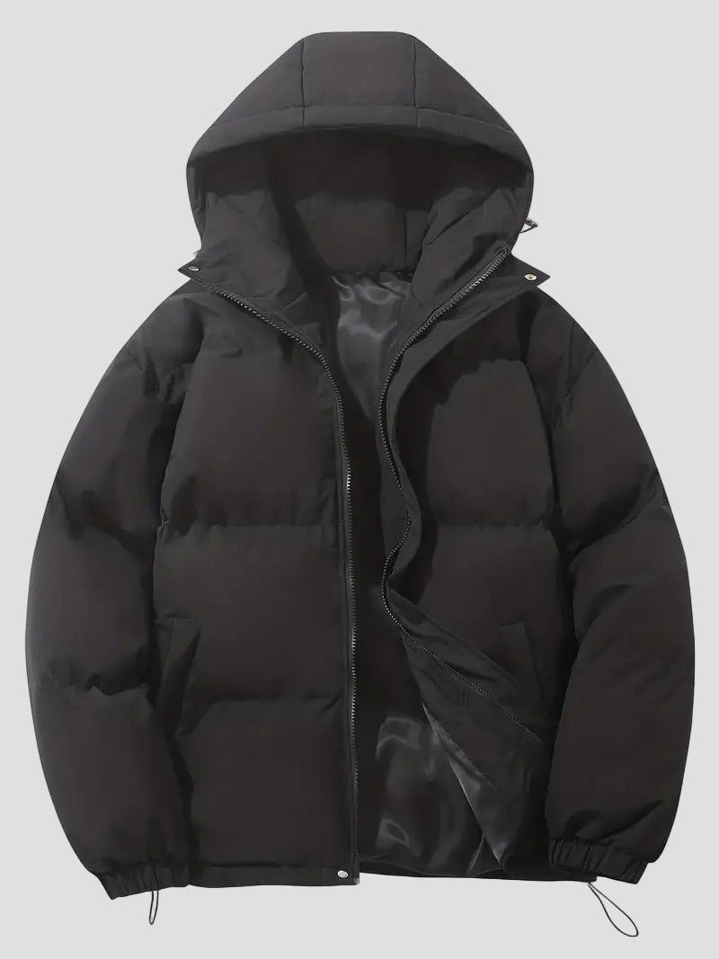 Hudson | Quilted Hooded Puffer Winter Jacket