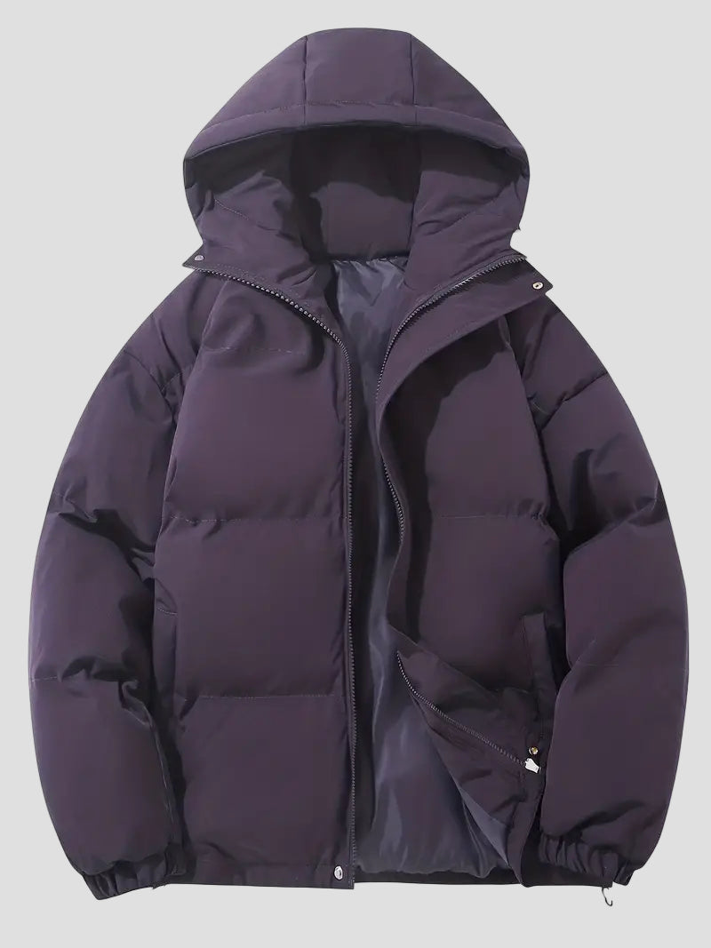 Hudson | Quilted Hooded Puffer Winter Jacket