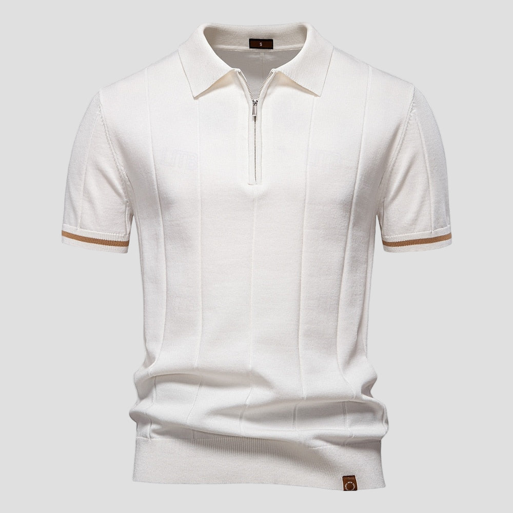 Premium Zip Neck Polo