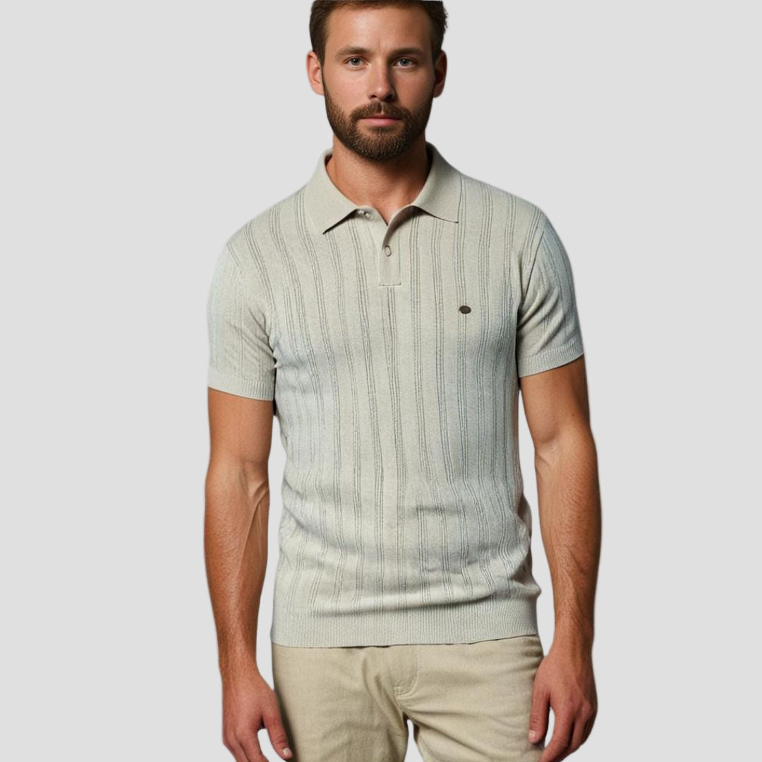 Elegant Short Sleeve Polo Shirt