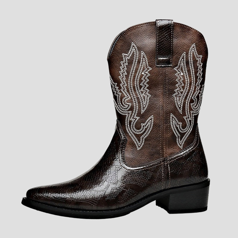 Maverick | Leather Cowboy Boots