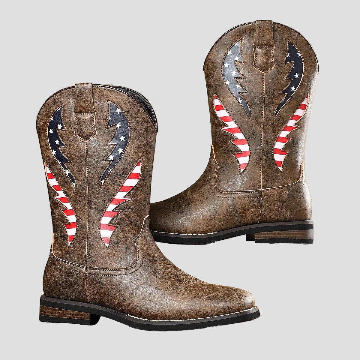 John | Leather Cowboy Boots