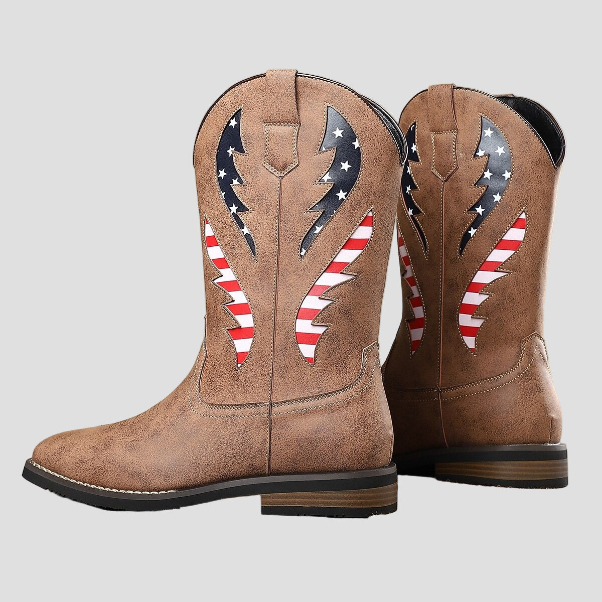 John | Leather Cowboy Boots