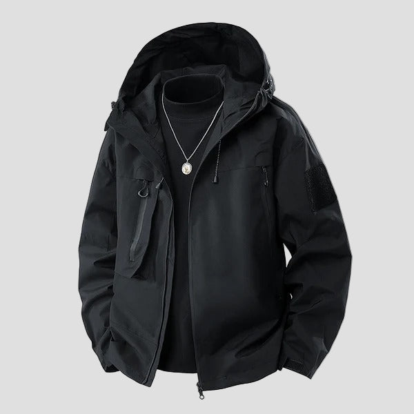 Logan | Waterproof Hooded Structured Winter Jacket