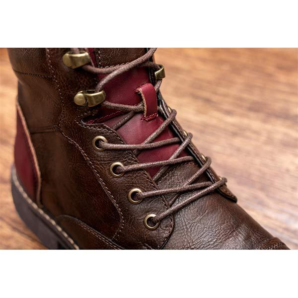 Logan | Men’s Patchwork Ankle Boots