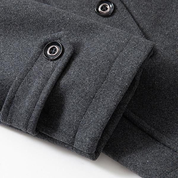 Wyatt | Retro Double Collar Woolen Coat
