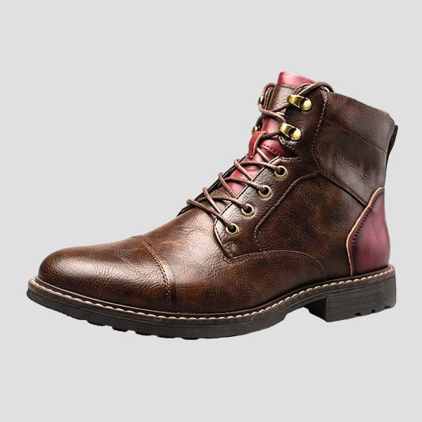 Logan | Men’s Patchwork Ankle Boots