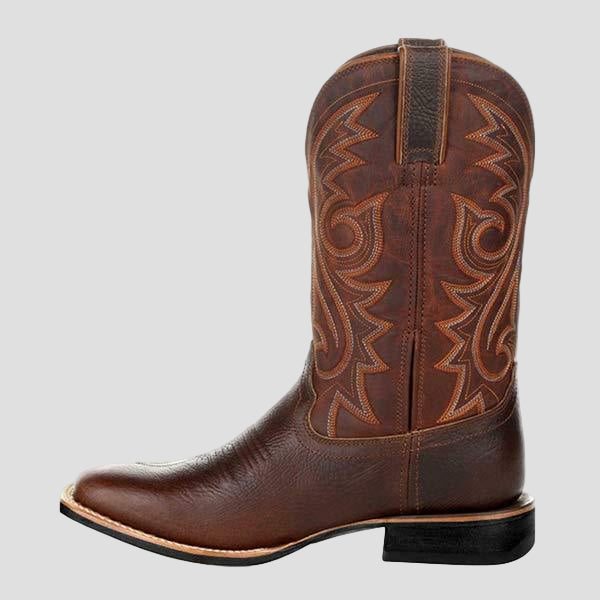 Cole | Men’s Vintage Embroidered Tall Boots