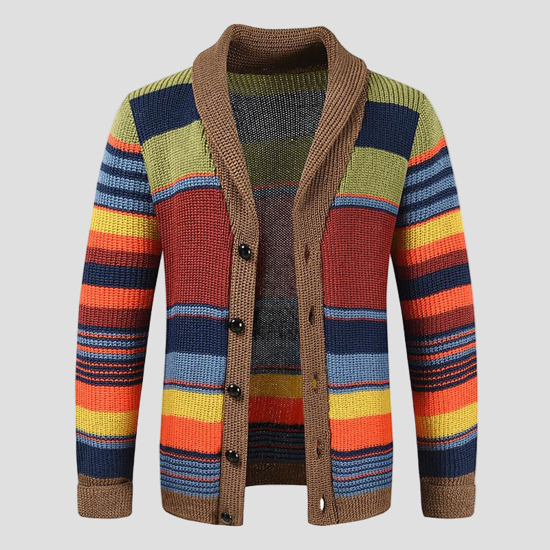 Clint | Colored Men's Knitted Cardigan