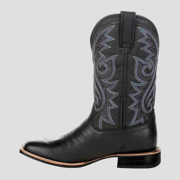 Cole | Men’s Vintage Embroidered Tall Boots