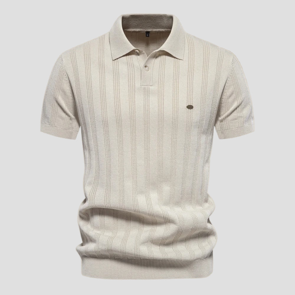 Elegant Short Sleeve Polo Shirt