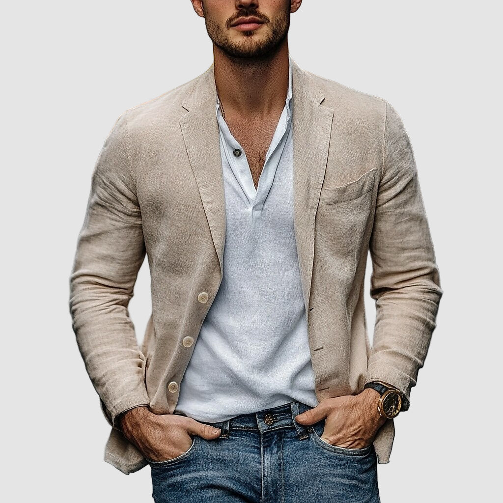 Lightweight Linen Summer Blazer